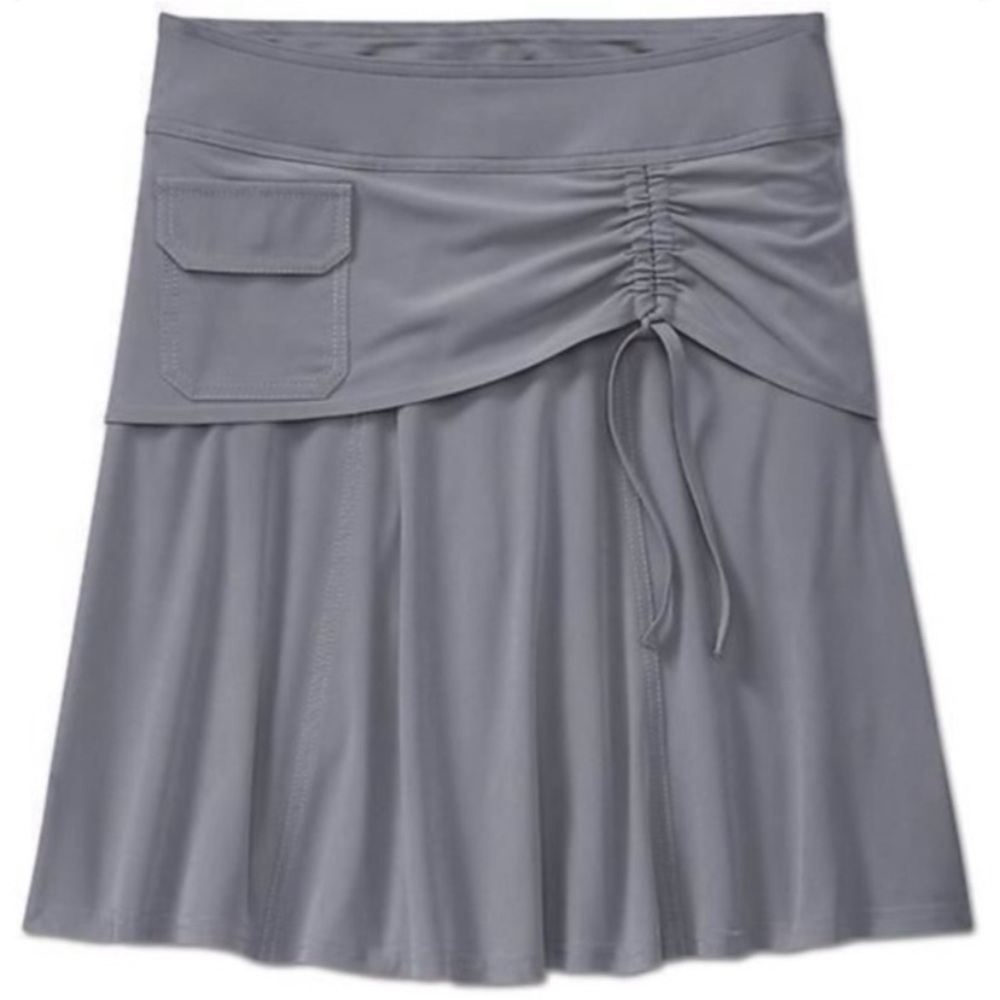 ATHLETA Wherever Skort Cobblestone Grey